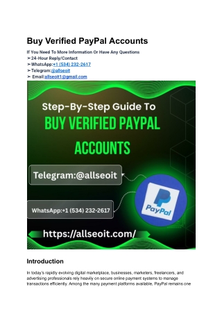 The 11 Ultimate Guide to Buy Verified PayPal Accounts