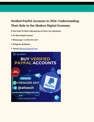 15 Best Place To Buy Verified PayPal Accounts in To USA