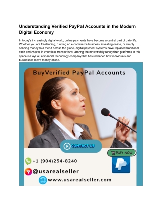 _ Buy Verified  PayPal Accounts_ A Trusted Solution for ...