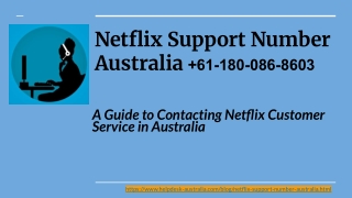 Call to Netflix support number Australia