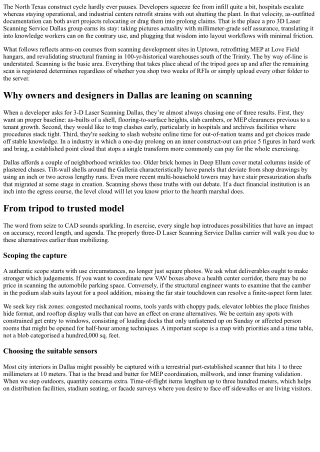 3D Laser Scanning Service Dallas: From Capture to CAD