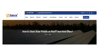 How to Clean Solar Panels on Roof: Steps & Frequency