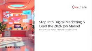 Step Into Digital Marketing & Lead the 2026 Job Market