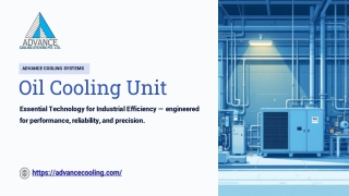 Oil Cooling Unit