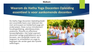 Waarom de Hatha Yoga Docenten Opleiding essentieel is voor aankomende docenten