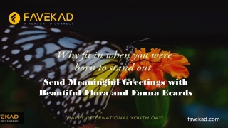 Send Meaningful Greetings with Beautiful Flora and Fauna Ecards