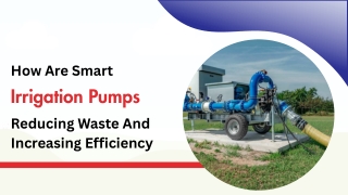 Efficient Water Solutions for Farming Needs