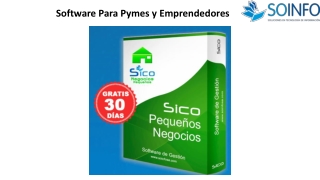 Software Para Pymes y Emprendedores