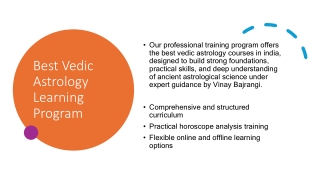 Professional Astrology Training and Knowledge