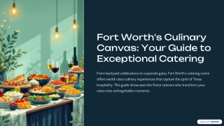 Affordable Cheap Catering Fort Worth for All Types of Events