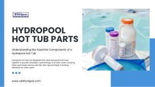 Hydropool Hot Tub Parts: Essential Components Every Spa Owner Should Know