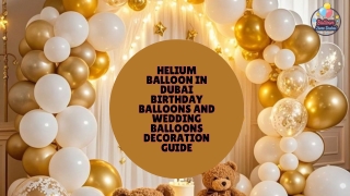 Helium Balloons in Dubai – Birthday and Wedding Balloon Decoration Guide