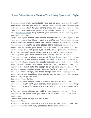 Decorative Home Decor Items Online India | Mirana Decoor