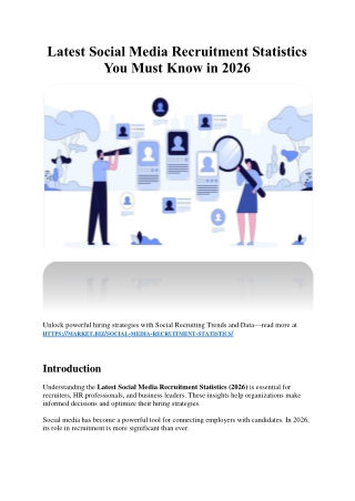 Latest Social Media Recruitment Statistics You Must Know in 2026