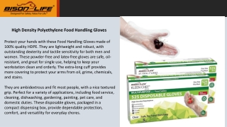 Kleen Chef Food Handling Gloves