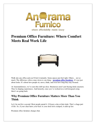 Premium Office Furnitur