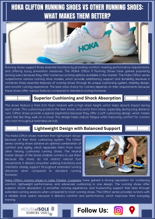 Shop Premium HOKA Clifton Shoes Online