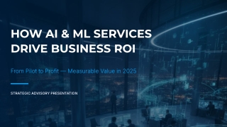 How AI & ML Services Drive Business ROI | Boost Growth & Efficiency