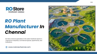 Top Industrial RO Plant Solutions | RO Store