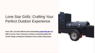 Custom BBQ Pit Trailers - Lone Star Grills