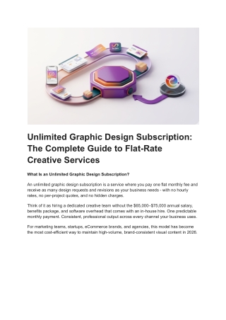 Unlimited Graphic Design Subscription_ The Complete Guide to Flat-Rate Creative Services