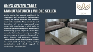 zion decors