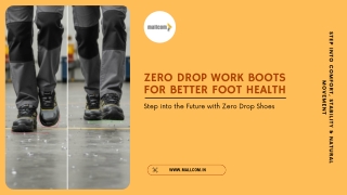 Zero Drop Work Boots for Better Foot Health