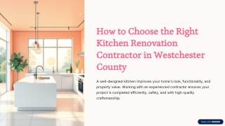 How to Choose the Right Kitchen Renovation Contractor in Westchester County