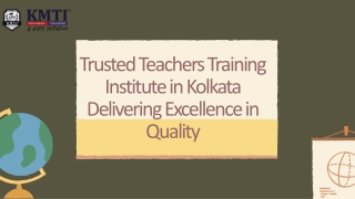 Trusted Teachers Training Institute in Kolkata Delivering Excellence in Quality