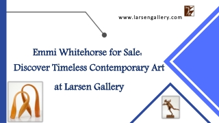 Emmi Whitehorse for Sale: Discover Timeless Contemporary Art at Larsen Gallery