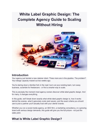 White Label Graphic Design_ The Complete Agency Guide to Scaling Without Hiring