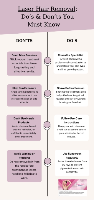 Laser Hair Removal Do’s & Don’ts You Must Know