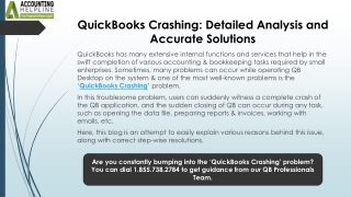 Step-by-Step Guide to Fix QuickBooks Crashing Issue