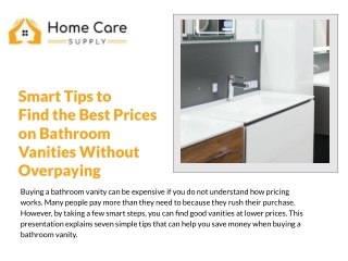 Smart Tips to Find the Best Prices on Bathroom Vanities Without Overpaying