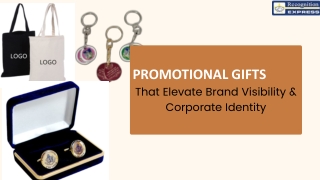PROMOTIONAL GIFTS That Elevate Brand Visibility & Corporate Identity