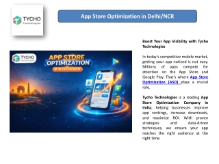App Store Optimization in Delhi NCR