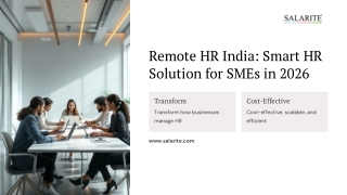 Remote HR India Smart HR Solution for SMEs in 2026
