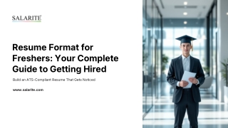 Resume Format for Freshers Your Complete Guide to Getting Hired