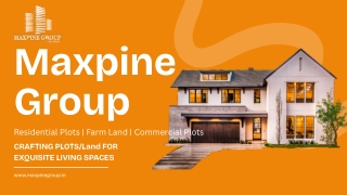 Plots for Sale Near Airport  Premium Investment Opportunities by Maxpine Group