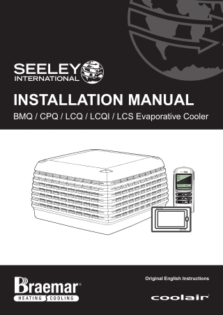 Braemar Eevaoporative Cooler Installation-Manual