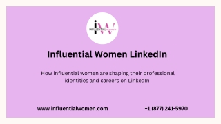 Influential Women LinkedIn Insights - Visibility & Leadership