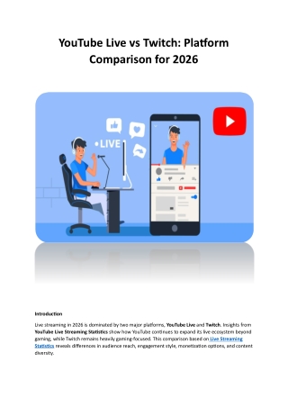 YouTube Live vs Twitch