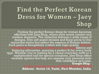 Best Korean Style Dresses for Women – Jaey Shop