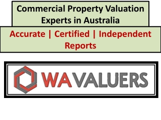 Commercial Property Valuation Australia | Industrial & Commercial Valuers