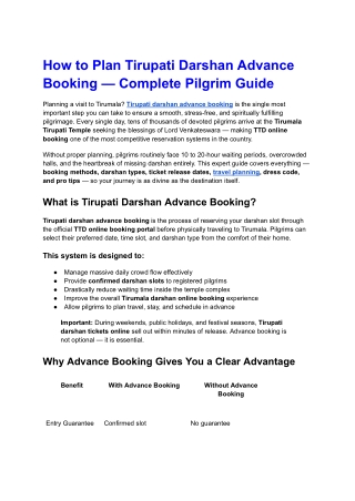 Tirupati Darshan Advance Booking_ 2026 Guide
