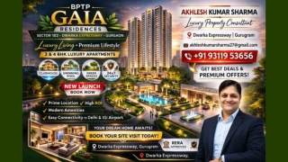 Invest in New Launch BPTP GAIA Residences Dwarka Expressway  91 9311953656