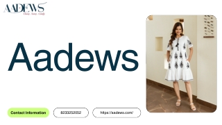 How can an aadews dress transform your everyday style choices