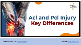 ACL and PCL Injury: Understanding the Key Differences