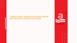 Traditional Baisakhi Dishes Made Better with Pure Cow Ghee