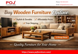 Buy Wooden Furniture Online-POJ Furniture
